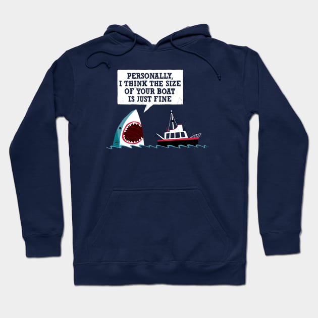 Polite Shark Hoodie by DinoMike